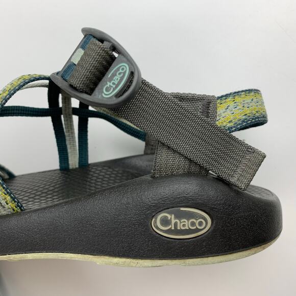 Chaco ZX/3 Sandals Strappy Toe Loop Green Outdoor Women’s 8 - Picture 5 of 10